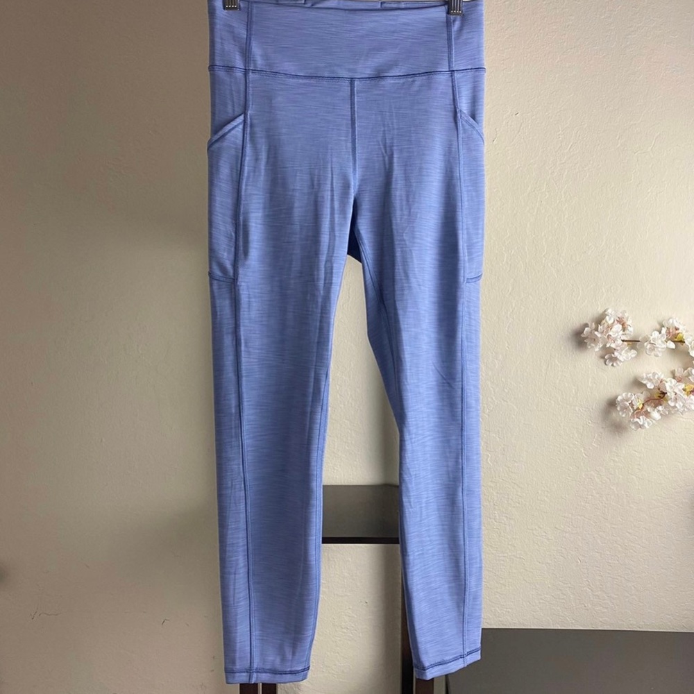 Lululemon Invigorating tights nwot Heathered Peri Purple size 6 8 - Picture 4 of 11